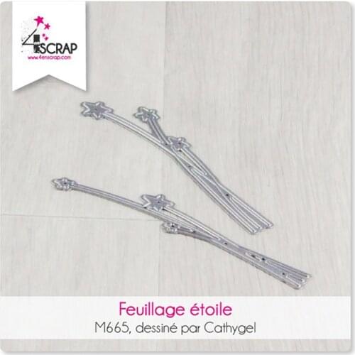 CH 2020 New Arrival Stars foliage Metal Cutting Dies 3D DIY Scrapbooking Carbon Sharp Craft Die Photo Invitation Cards