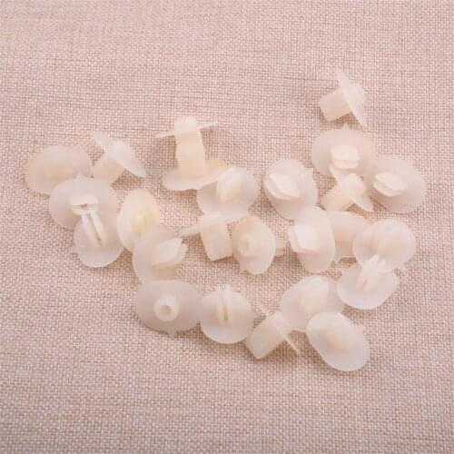 CITALL 25Pcs 71144SR3A00 Nylon Bumper Grommet Nut Clip Retainer Fit for Honda Civic Accord CR-V Acura