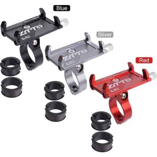 ZTTO Z-81 Bicycle Scooter Mobile Phone Holder MTB Bike Bracket Phone Stand Aluminum Frame Simple Design