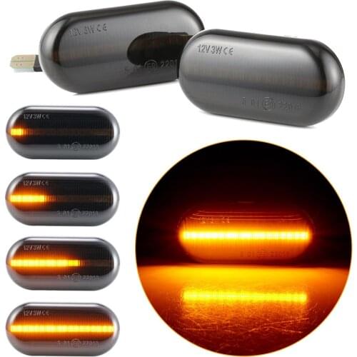 Dynamic Side Marker For Dacia Duster Dokker Lodgy Renault Megane 1 Clio1 2 KANGOO ESPACE Smart Fortwo 453 LED Turn Signal Light