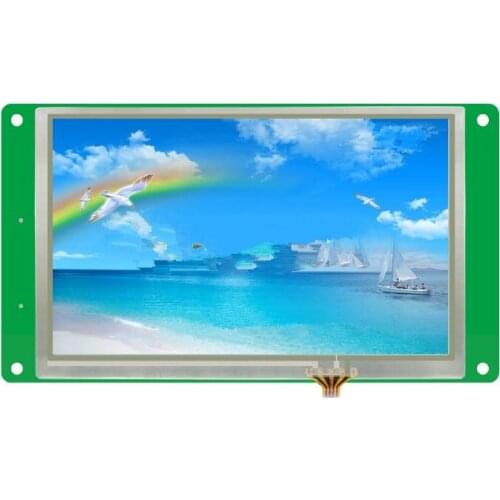 DMT80480S050_01W 5 inch industrial serial screen screen control interface instead