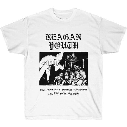 Reagan Youth T Shirt The Complete Youth Anthems for the New Order Reagan Youth Unisex Tee