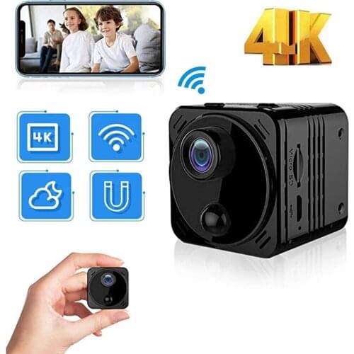 Mini Camera Wireless 1080P 4K Nanny Cam Small Wifi Surveillance Camera with Night Vision Motion Detection Support Remote Control