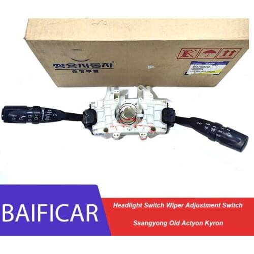 Baificar Brand New Genuine Headlight Wiper Adjustment Combination Switch 8591009442 For Ssangyong Old Actyon Kyron