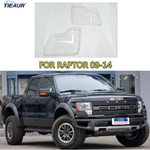 Transparent Headlamp Lens Cover for RAPTOR 09-14 Auto Car Accessories Clear Shell Replacement