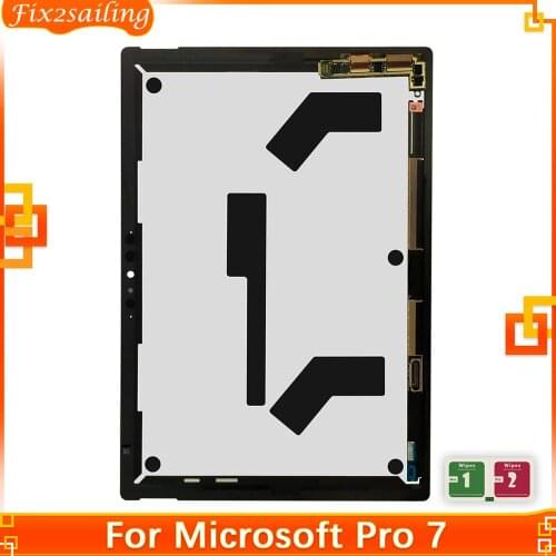 Tablet LCD replacement For Microsoft Surface Pro 7 1866 LCD Display Touch Screen Digitizer LCD Assembly with board 100% Tested