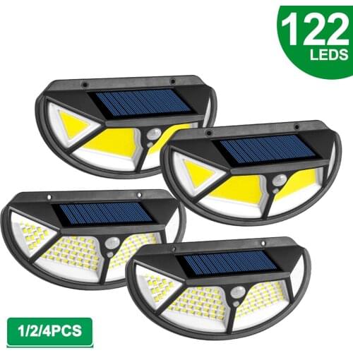 LED Solar Light Outdoor Solar Lamp with Motion Sensor Light SunLight Street Lamp LED Spotlight for Garden Decoration