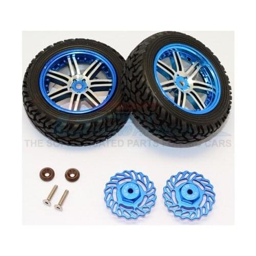 1/18 4WD LATRAX TETON / SST ALLOY REAR BRAKE DISK +5.5MM THICK + WHEELS & TIRES - set TET010AD55RA