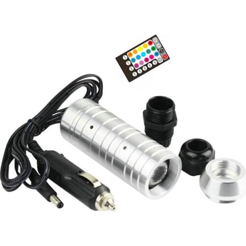 28key Remote controlled Car Use 12V 6W RGB PMMA Plastic Fiber Optical Star DIY Ceiling Mini Light source Engine Lighting Machine