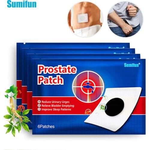60Pcs/10Bags Man Prostate Treatment Patch Prostatic Navel Plaster Male Prostatitis Treatment 100% Herbs Urological Patches