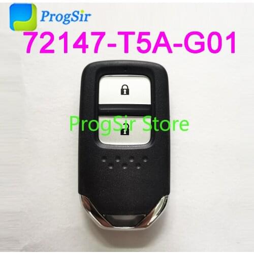 72147-T5A-G01 Original 2 Button 433MHz Proximity Key Remote Control for Honda Fit Jazz VX 2016 2017 2018 With PCF7938 ID47 Chip