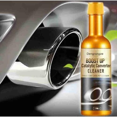 120ml Boost Up Vehicle Engine Catalytic Converter Cleaner Multipurpose Cleaning Cleaning Removal Deposit Deep Carbon A9H1