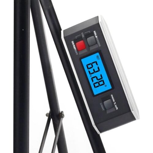 Free shipping 5pcs per lot Digital 360'(+/-180')Angle Gauge Meter with level and flip up display JY-90XP(DP,A&C)