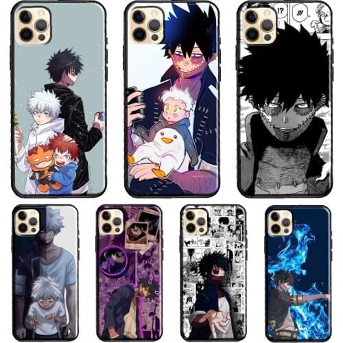 My Hero Academia Dabi BNHA Anime Silicone Case For iPhone XR X XS MAX SE 2020 6S 7 8 Plus 12 Mini 11 Pro Max Shell Cover