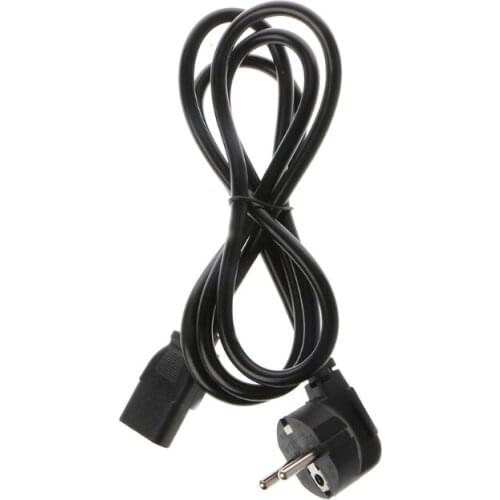 1.5m C13 IEC 320 European Kettle 2 Pin AC Round EU Plug Power Cable Cord For Digital Cameras Camcorders Monitors Printers
