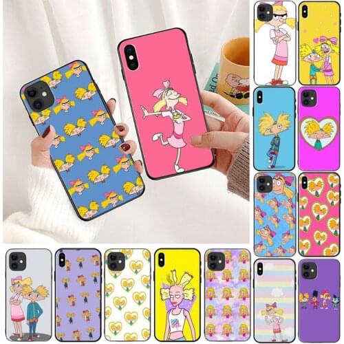 YNDFCNB Hey Arnold Helga Luxury Unique Phone Cover For iPhone 11 8 7 6 6S Plus X XS MAX 5 5S se 2020 11 12pro max iphone xr case