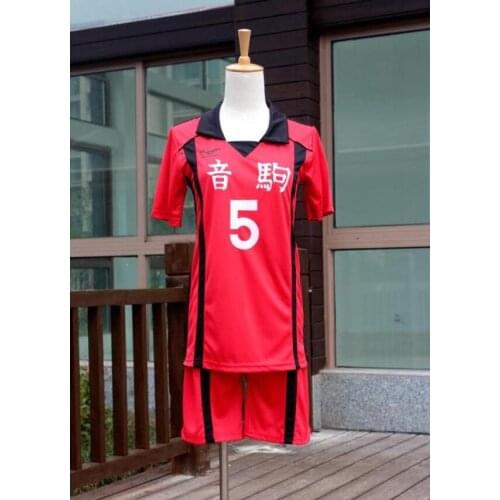 Haikyuu!! Nekoma High School #5 1 Kenma Kozume Kuroo Tetsuro Cosplay Costume Haikiyu Volley Ball Team Jersey Sportswear Uniform