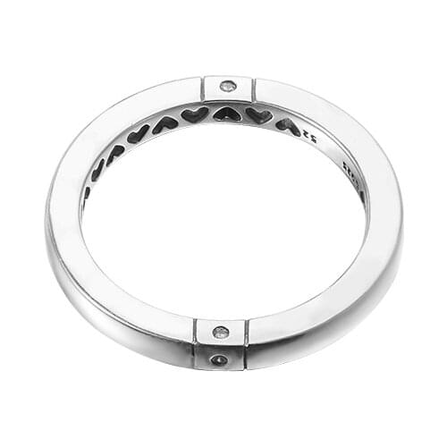 Birthday Valentines Day Friends Free Shipping Wholesale Fashion Crystal 100% Real S925 Sterling Silver Jewelry Rings for Women