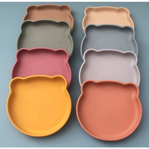 Hot Sale BPA Free Childrens Tableware Food Plates Waterproof Bowl Plate Baby Plate Spoon Fork Feeding Food Tableware Baby Stuff