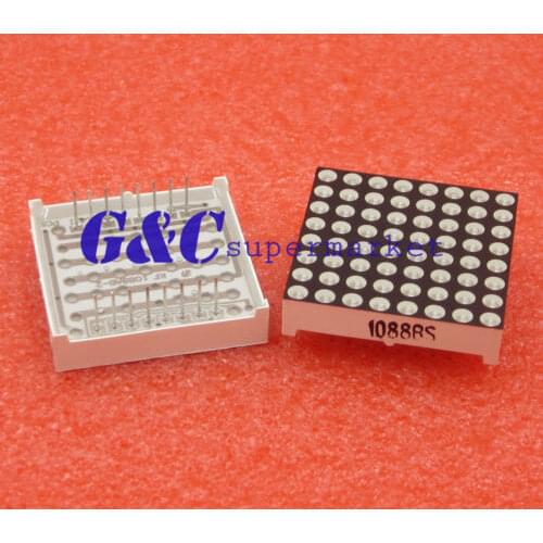 8x8 3mm Dot-Matrix display Red LED Display Common Anode diy electronics