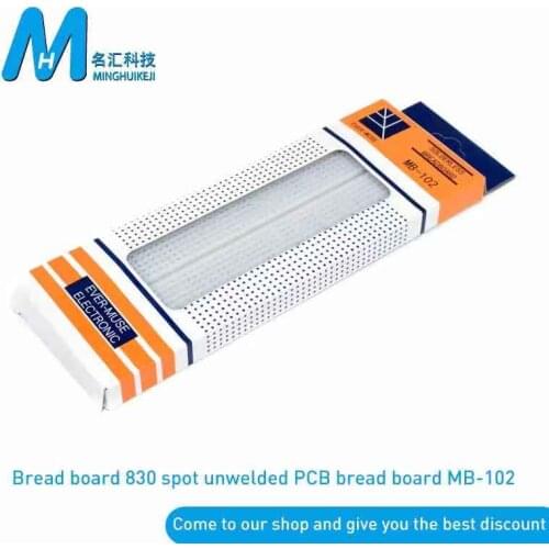 MB-102 Breadboard 830 Point PCB Board MB-102 MB102 Test Develop DIY kit nodemcu raspberri pi 2 lcd High Frequency