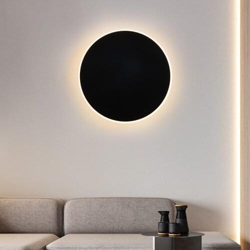 Postmodern Eclipse LED Indoor Wall Lamps Bedroom Bedside Sconce For Home Stairs Lighting Bathroom Novelty Light Kitchen Fixture