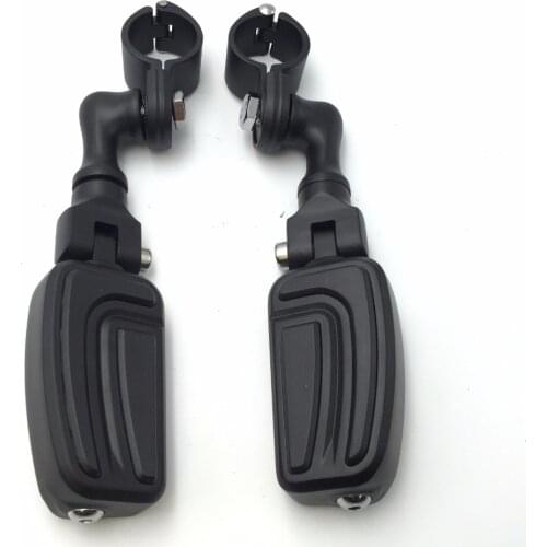 Aftermarket motor parts For Suzuki BOULEVARD Honda GoldWing VTX1300 Shadow Valkyrie Triumph 1-1/2 inch (1.5") Front Tube black