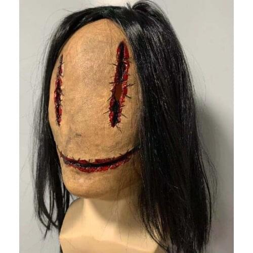 Halloween Mask Scary Funny Latex Mask Anonymous Mask Horror Movie Cosplay Headgear Props Halloween Party Supplies