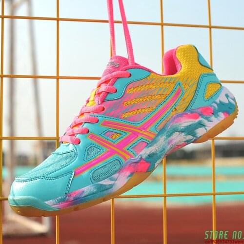 Womens Volleyball Shoes with Non-slip Sport Shoes Wear Casual Shoes Sneakers Men Soft Lightweight Badminton Shoes Tennis Shoes