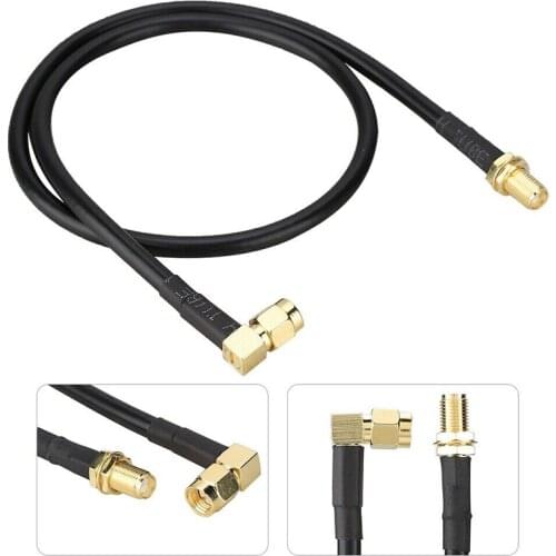 1PC SMA Female To Male Radio Coaxial Extend Cable Antenna For Baofeng UV-5R UV-82 UV-9R Plus Walkie Talkie Extension Cord