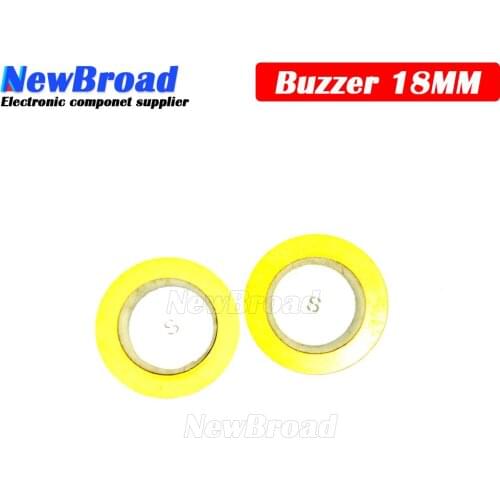 10 Pcs Piezoelectric Piezo Ceramic Wafer Plate Buzzer Loudspeaker Dia 18mm For Arduino Diy Electro