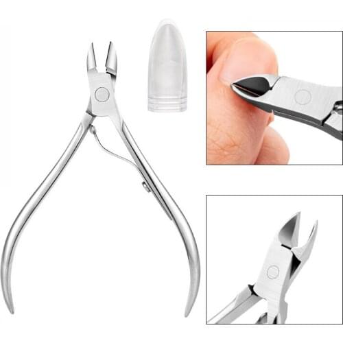 10Pcs Stainless Steel Sliver Tweezer Clipper Nail Cuticle Nipper Dead Skin Remover Scissor Plier Pusher Tool