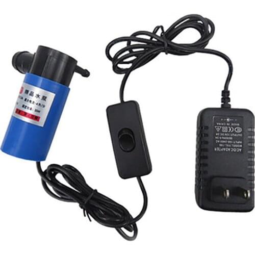 DC12V 10M 85L/min 30W micro automatic small pump copper submersible pump for Rhinestone,Slotting and cutting machine, fish tank