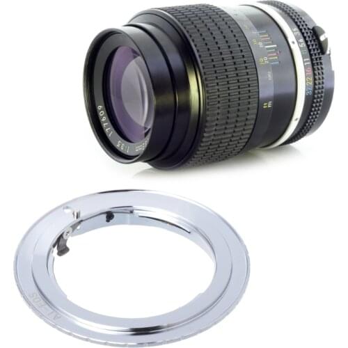 OOTDTY AI-EOS Adapter for Nikon AI AI-S F Lens to Canon EF for EOS Camera AF Confirm Ring