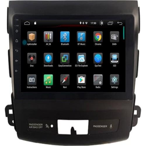 9"2.5D Car DVD Multimedia player For Mitsubishi Outlander XL 2005-2014 2din Android 10 Radio Tape Recorder Navigation GPS