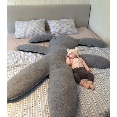 Oversized Baby Rabbit Pillow Cushion Newborn Stuffed Plush Toys Children Photography Props Home Childrens Room Decoration Doll