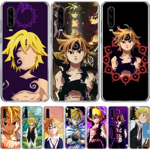 Seven Deadly Sins Meliodas Phone Case for Huawei P40 P30 P20 Mate 30 20 10 Pro P10 Lite P Smart Z + 2019 Gift Coque Cover Capa
