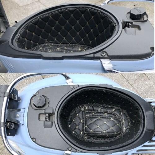 For Vespa Sprint 150 Vespa Primavera 150 Rear Trunk Cargo Liner Protector Motorcycle Seat Bucket Pad