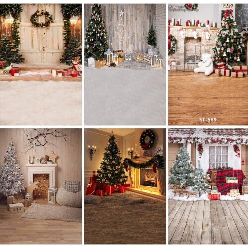 Photography Background Christmas Background Tree Brick Wall Fireplace Vertical Background Christmas Party Backdrop Photocall