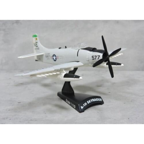 1/110 Scale for US NAVY A-1 A-1H Skyraider aircraft Diecast Metal Military Plane Aircraft Airplane Model Collections