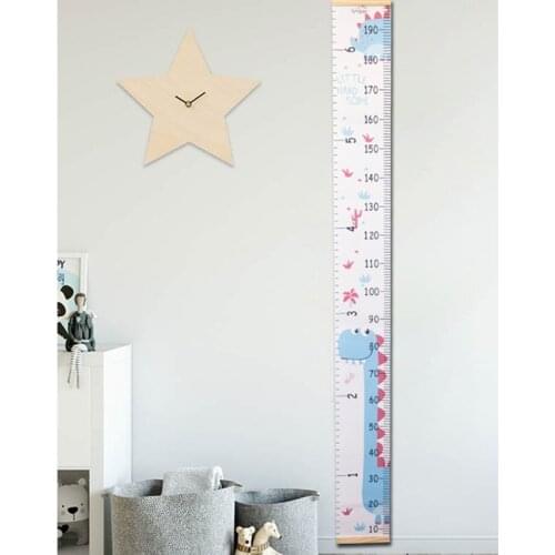 INS Nordic Baby Children Height Ruler Minimalist Style Hanging Growth Size Chart Kids Room Decoration Measure Rulers Photo Props