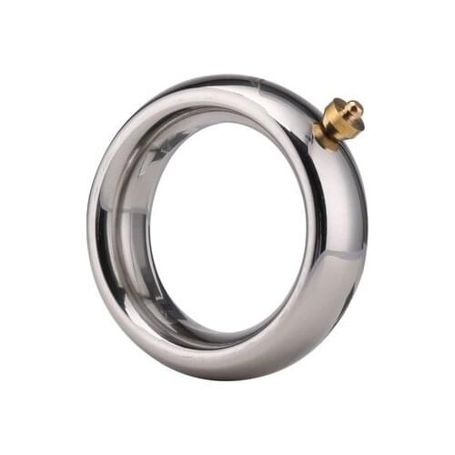 Male Electric Shock Cock Ring, Metal Penis Rings Scrotum Stretcher Electro Stimulation Accessory For Electro Shock Sex Toys