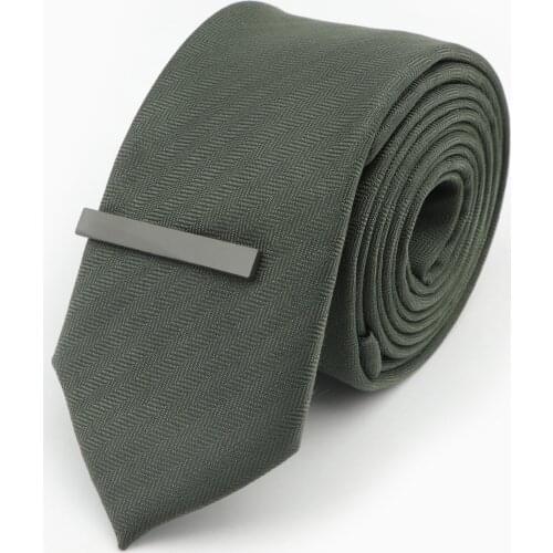 Tie&Clip Set Fashion 6cm Solid Color Wool+Cotton Necktie Bright Ties Pin Clips Clasp Colourful for Mens Clothing Accessories