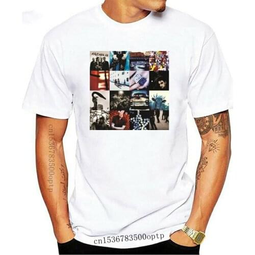 New 2021 Cool U2 Achtung Baby Rock Band Legend MenS Black T-Shirt Size S-3Xl