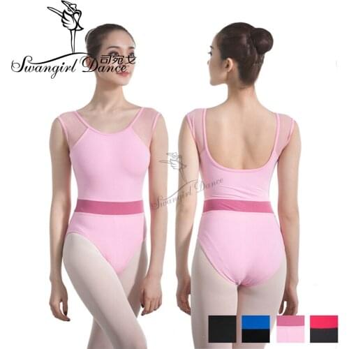 2018 new sexy dance bodysuit ballet leotard for women mixed color gymnastics dance leotards ladies ballet costume for saleCS0707
