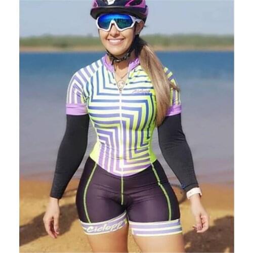 New Women Cycling Skinsuit suit women Triathlon Set Clothes Cycling Bodyset Maillot Ropa Ciclismo Rompers Jumpsuit Triatlon Kits