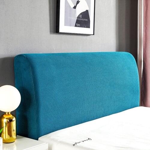 Solid Colors Home Dustproof Thicken Elastic All-inclusive Bed Head Cover Bed Head Back Bedroom Kids Room Protective Covers