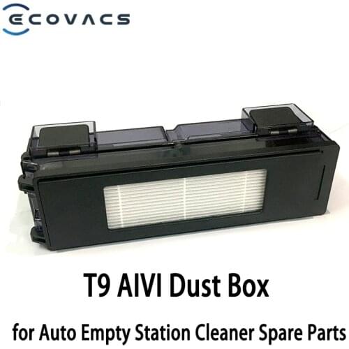 Original ECOVACS T9 AIVI Dust Box for Auto Empty Station Cleaner Spare Parts Accessories