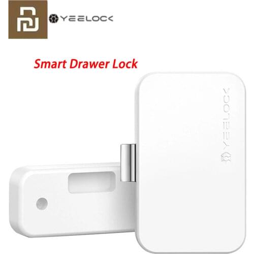Original Xiaomi YEELOCK Smart Drawer Cabinet Lock Keyless Bluetooth APP Unlock Anti-Theft Child Safety File Security