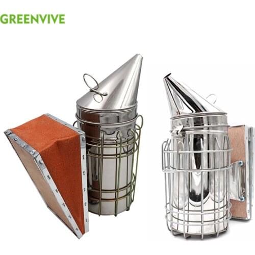 Beekeeping Smoker Stainless Steel Beekeeping Bee Hive Smoker Manual Bee Smoke Transmitter Kit Beekeeper Apiculture Accessories